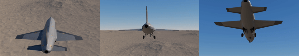 Three inspection orbits animation