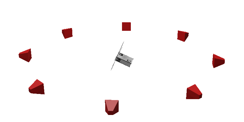 Visual hull animation
